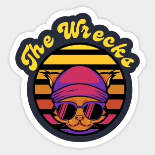 the wrecks Sticker